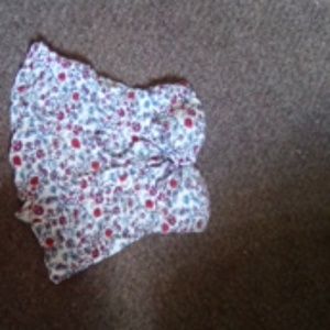 Strapless women's blouse
